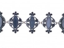 Silver & Haematite Bracelet