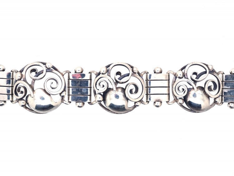 Danish Silver Bracelet by Henning Oddershede