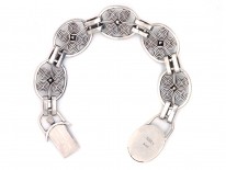 Silver Danish Viking Design Bracelet by Jens K.M Rungstrom