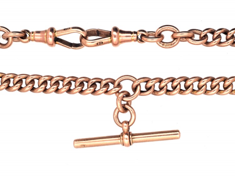 Victorian 9ct Gold Double Albert Chain