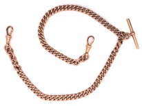 Victorian 9ct Gold Double Albert Chain