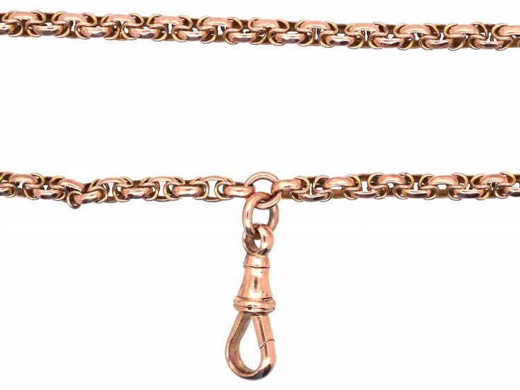Victorian 9ct Gold Double Albert Chain