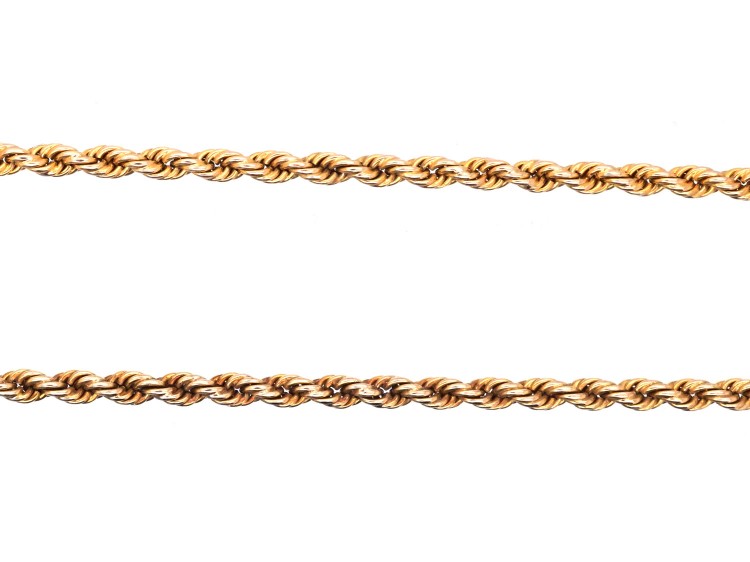 Edwardian 15ct Gold Prince of Wales Twist Chain