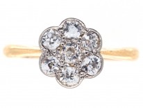 Edwardian Diamond Daisy Cluster Ring