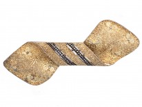 Theodor Farhner Silver Gilt & Marcasite Stylised Bow Brooch