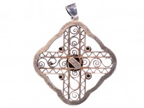 Silver & Enamel Pendant by Marius Hammer