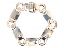 1950s 9ct White Gold Bracelet
