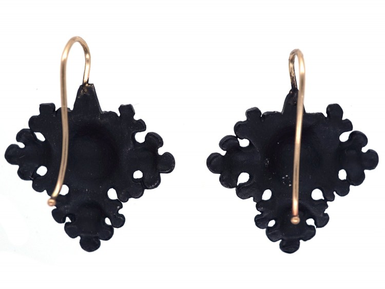 Berlin Iron Leaf Earrings