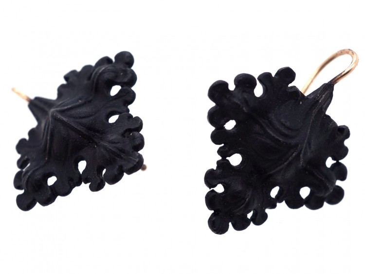 Berlin Iron Leaf Earrings