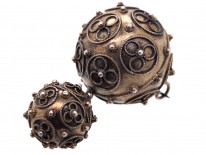 Swedish Silver Ball Brooch