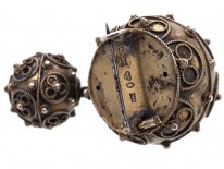 Swedish Silver Ball Brooch