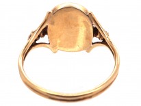 15ct Gold Regency Swiss Enamel Miniature Ring