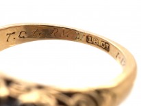 Victorian 18ct Gold Three Stone Diamond Ring