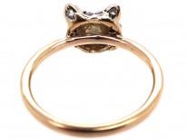 Diamond Fox Head Ring