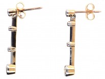 Art Deco Diamond Drop Earrings