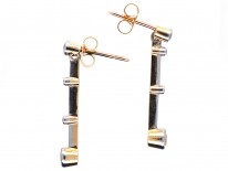 Art Deco Diamond Drop Earrings