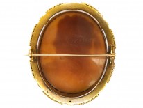 Victorian 15ct Gold Cameo of Lady's Head