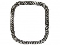 Victorian Silver Woven Collar