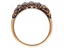 Victorian 18ct Gold & Diamond Five Stone Ring