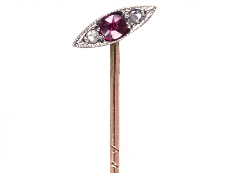 Ruby & Rose Diamond Eye Stick Pin