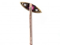 Ruby & Rose Diamond Eye Stick Pin