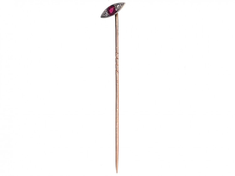 Ruby & Rose Diamond Eye Stick Pin