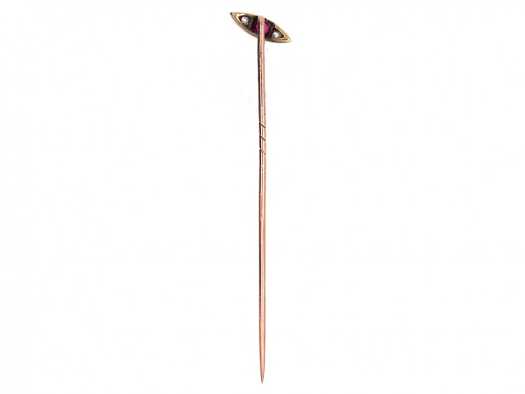 Ruby & Rose Diamond Eye Stick Pin