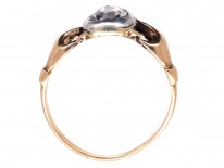Georgian Hands & Heart Rose Fede Diamond Ring