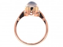 9ct Gold & Oval Moonstone Ring
