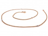 Edwardian 18ct Gold & Natural Pearls Chain