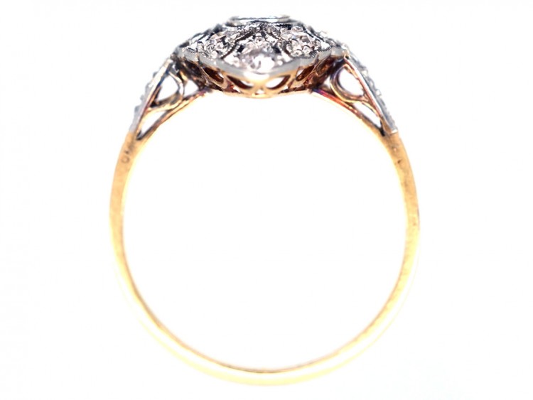 Art Deco Diamond Shaped Diamond Ring
