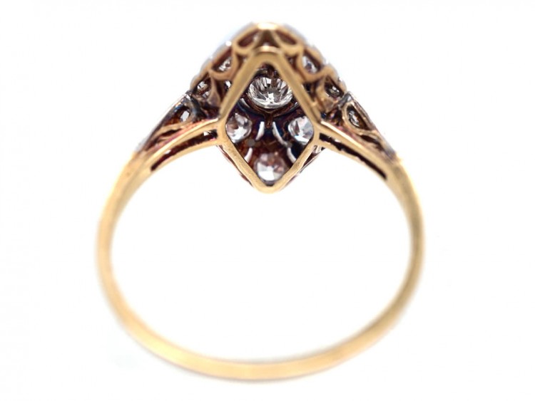 Art Deco Diamond Shaped Diamond Ring