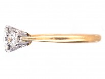 18ct Gold & Platinum Three Stone Diamond Ring