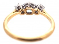 18ct Gold & Platinum Three Stone Diamond Ring