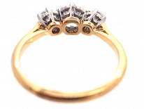 18ct Gold & Platinum Three Stone Diamond Ring