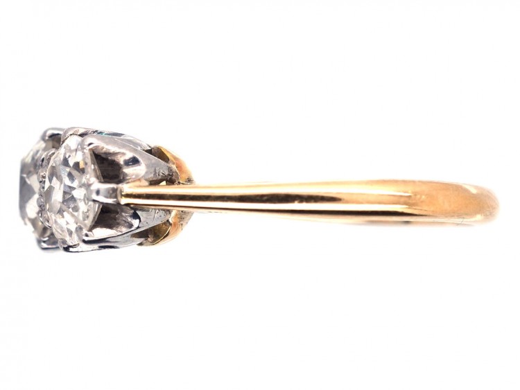 18ct Gold & Platinum Three Stone Diamond Ring