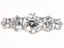 Edwardian 18ct Gold Five Stone Diamond Ring