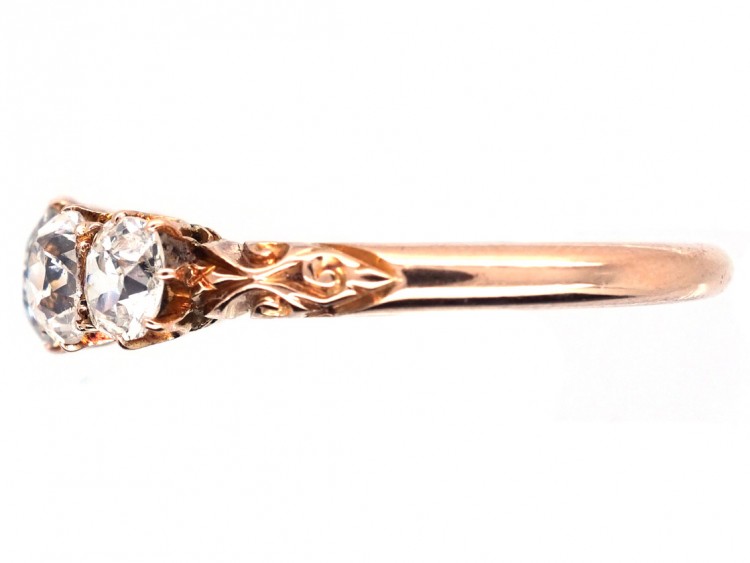 Edwardian 18ct Gold Five Stone Diamond Ring