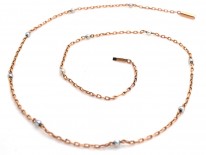 Edwardian 9ct Gold & Natural Pearls Chain