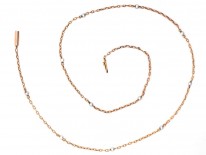 Edwardian 9ct Gold & Natural Pearls Chain