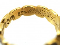 William IV Bloodstone & Enamel Memorial Ring