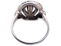 Art Deco Silver & Marcasite Ring