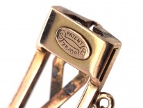 Edwardian 15ct Gold Gate Bracelet