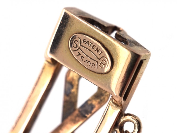 Edwardian 15ct Gold Gate Bracelet