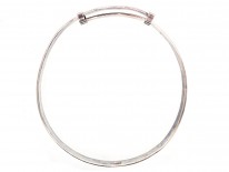 Child's Silver Bunny Bangle