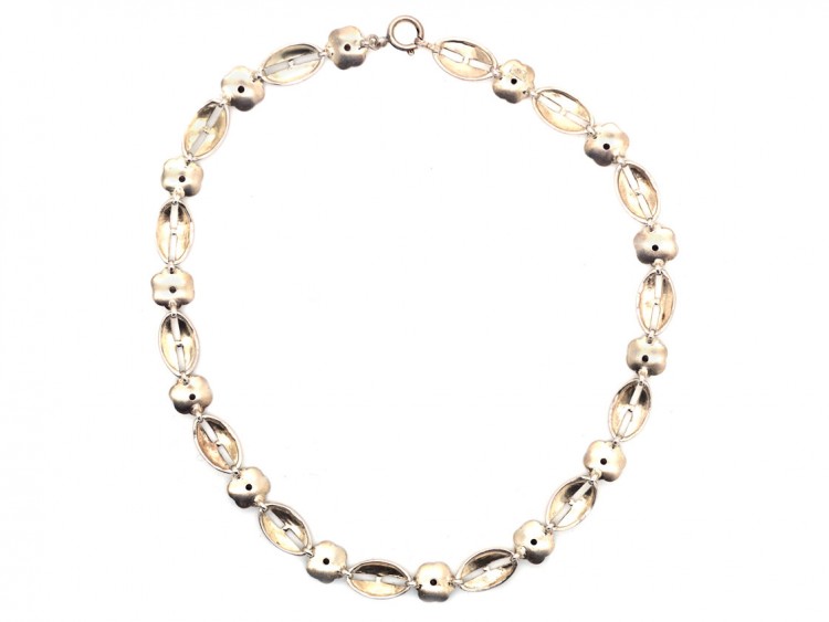 Theodor Farhner Art Deco Silver Gilt Necklace