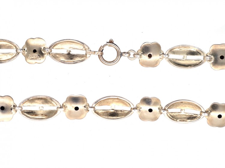 Theodor Farhner Art Deco Silver Gilt Necklace
