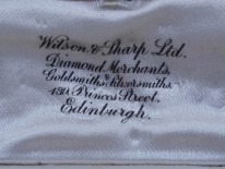 Edwardian 18ct Gold, Enamel & Pearl Caduceus Brooch