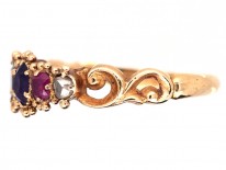 Georgian 15ct Gold Regard Ring