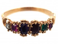 Georgian 15ct Gold Regard Ring
